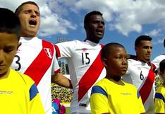 Perú vs Ecuador: el Himno Nacional sonó fuerte en el Atahualpa de Quito