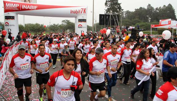 Running: carrera Inabif 7K reunió a más de 2 mil deportistas