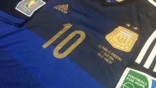 Argentina y un uniforme con el cual no han perdido en Mundiales