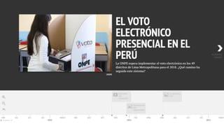 La ONPE y el camino del voto electrónico [Cronología]