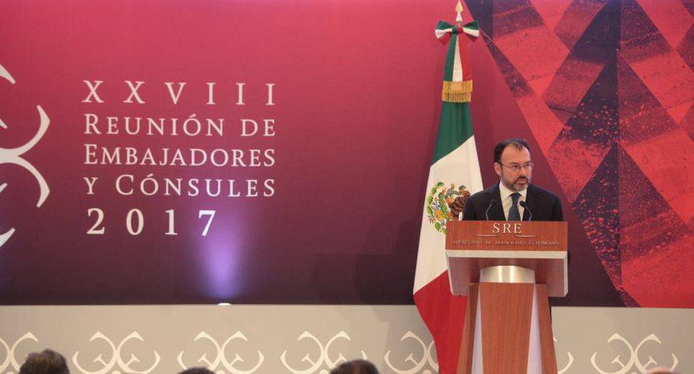 &quot;Casi no hay aspecto de nuestra vida nacional que no est&eacute; de una u otra forma relacionada con EEUU&quot;, dijo el canciller de M&eacute;xico, Luis Videgaray. (Foto: EFE)