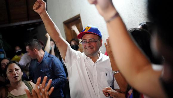 Sergio Garrido venció en la repetición electoral de Barinas al obtener 172.497 votos frente al candidato oficialista, el excanciller Jorge Arreaza, que obtuvo 128.583. (Foto: Manaure Quintero / Bloomberg)