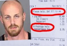 EEUU: Secuestrada pidió auxilio en una orden de pizza