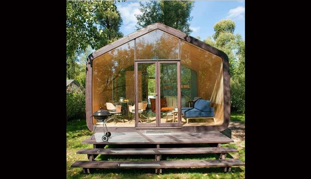Wikkelhouse construye estas casas hechas a base de cartón y otros materiales en tan solo un día. Su precio es de aproximadamente US$ 30 mil. (Foto: Instagram / @wikkelhouse)