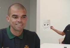 Cristiano Ronaldo se divierte en la concentración de Portugal: el delantero dibujó a Pepe