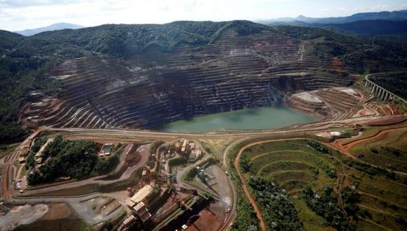 El dique de la mina Gongo Soco está bajo riesgo inminente de colapso. Foto: REUTERS