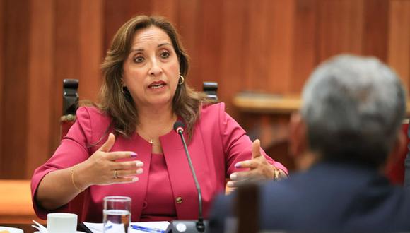 Presidenta Dina Boluarte dio su opinión sobre la decisión de la MML de declarar como zona intangible contra protestas al Centro Histórico de Lima | Foto: Presidencia Perú