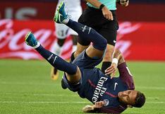 Neymar sufrió tremenda "cachetada" en pleno partido del PSG
