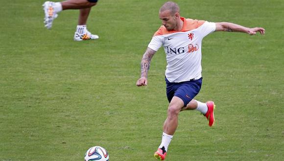 Brasil 2014: holandés Sneijder se prepara con artes marciales