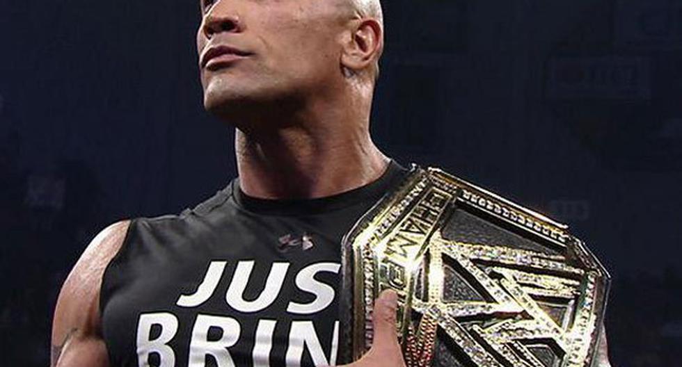 The Rock fue varias veces campeón en WWE | Foto: WWE