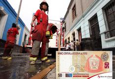 Billete propuesto en honor a los bomberos en 2014 se viraliza