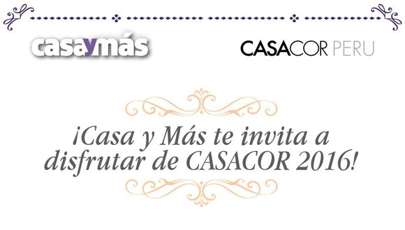 Son 20 los ganadores que disfrutarán del CASACOR 2016 gracias a Casa y Más. (Foto: El Comercio)