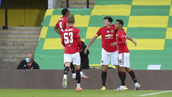 Manchester United venció 2-1 al Norwich y avanzó en las semifinales de la FA Cup. (Foto: AFP)
