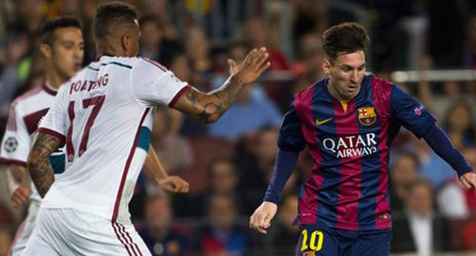 Jerome Boateng fue aniquilado por Lionel Messi. (Foto: EFE)