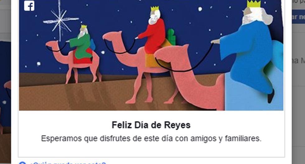 Esta es la sorpresa que está dando Mark Zuckerberg a todos los usuarios de Facebook por Bajada de Reyes o Pascua de Reyes. (Foto: Captura)
