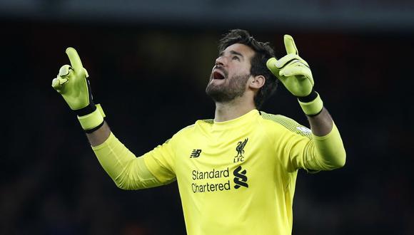 Alisson Becker jugará su primer final europea en su carrera. (Foto: AFP)