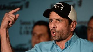 Capriles: La prohibición de salida del país a Tintori es"absolutamente irregular"