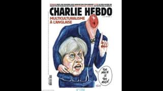 Charlie Hebdo ilustró a Theresa May decapitada en su última edición