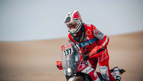 César Pardo es el mejor peruano en la categoría Motos. (Foto: Itea)