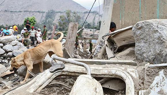 Huaicos que llegaron a Huarochirí dañaron más de 200 viviendas