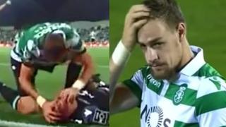 Uruguayo Sebastián Coates le salvó la vida a un arquero en pleno partido | VIDEO