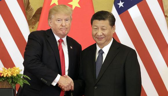 El presidente de Estados Unidos, Donald Trump, y el de China, Xi Jinping. (Bloomberg).