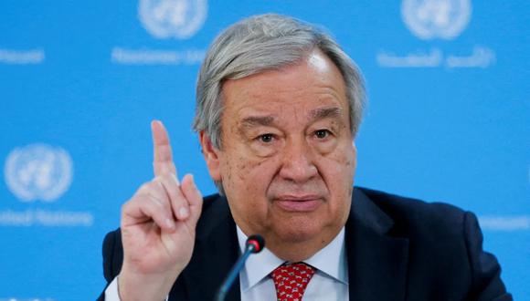 El secretario general de la ONU, António Guterres. (Foto: Reuters)