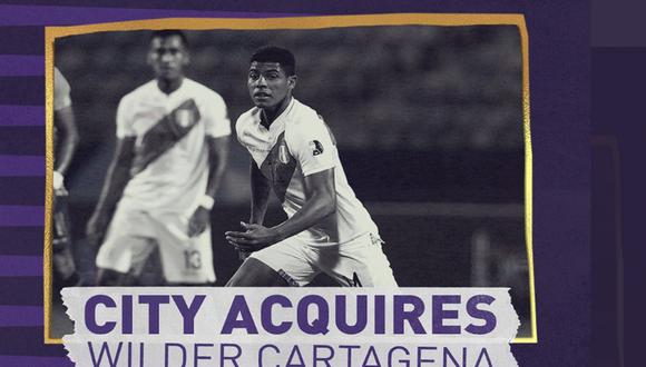 Wilder Cartagena llega procedente de Al-Ittihad Kalba de Emiratos Árabes Unidos. Foto: @OrlandoCitySC.