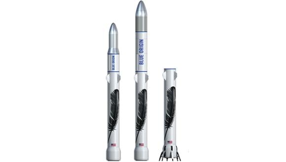 Fundador de Amazon reveló el diseño de su nuevo cohete espacial