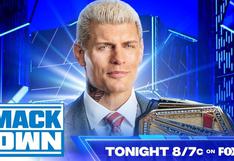 WWE SmackDown EN VIVO: horario, cartelera y dónde ver el show del viernes 31 de mayo