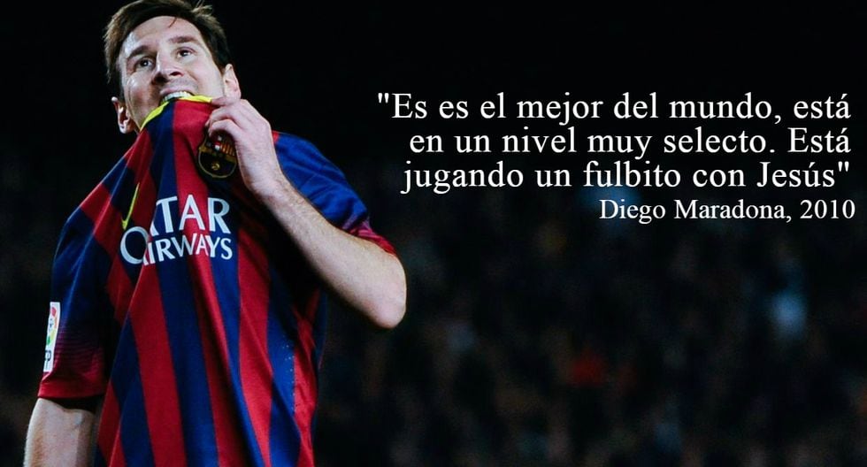 Lionel Messi en las mejores frases de los cracks del fútbol Fútbol