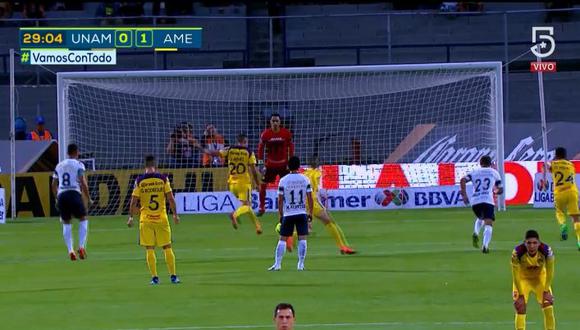 América vs. Pumas: el gol de Jérémy Ménez para el 2-0 en la Liga MX | VIDEO