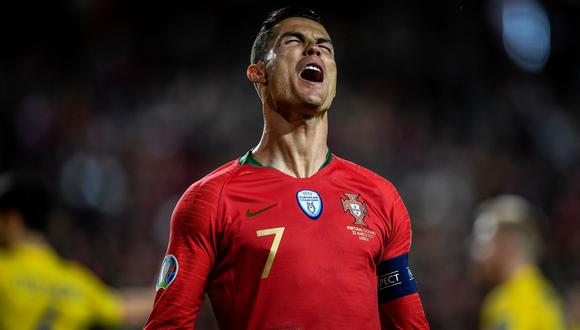 Cristiano Ronaldo y la increíble atajada del arquero ucraniano que negó un golazo del portugués | VIDEO. (Video: YouTube/Foto: AFP)