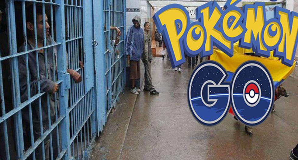 Gimnasio Pokémon Go en el Penal de Lurigancho. (Foto: El Comercio)