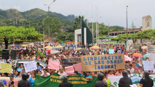 Tingo María: vecinos marcharon y pidieron vacancia del alcalde