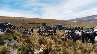 Protesta minera en el Cusco: comuneros de Livitaca continúan bloqueando vía hacia minera Hudbay por segundo día