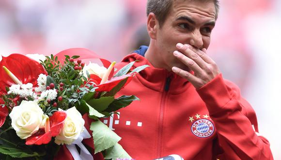 Philipp Lahm, lateral derecho, se retiró a la edad de 33 años. Su último club fue el Bayern Múnich, entidad en donde logró varios trofeos. (Foto: AFP)