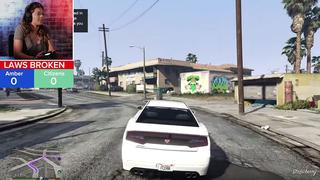 ¿Podrá una policía jugar GTA V sin cometer infracciones? | VIDEO