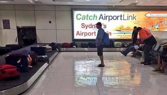 Aeropuerto de Sidney quedó inundado [FOTOS]