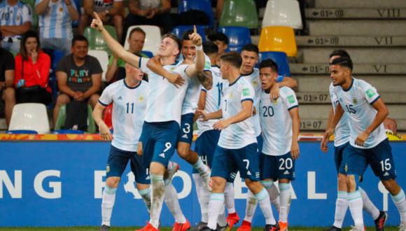 Adolfo Gaich ha marcado su tercer gol en el Mundial Sub 20. (Foto: AFP)