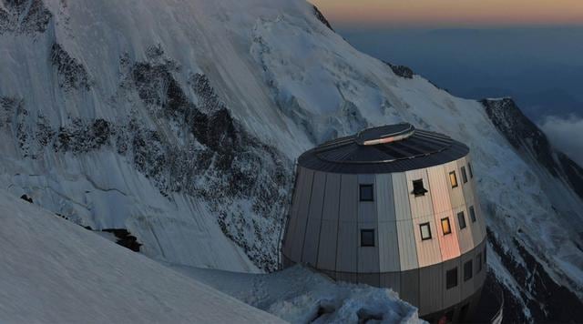 Conoce el refugio donde duermen los alpinistas del Mont Blanc  - 1