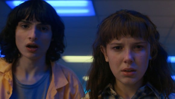 Mike y Eleven son interpretados por los jóvenes actores Finn Wolfhard y Millie Bobby Brown respectivamente. En la serie "Stranger Things" mantienen una relación (Foto: Netflix)