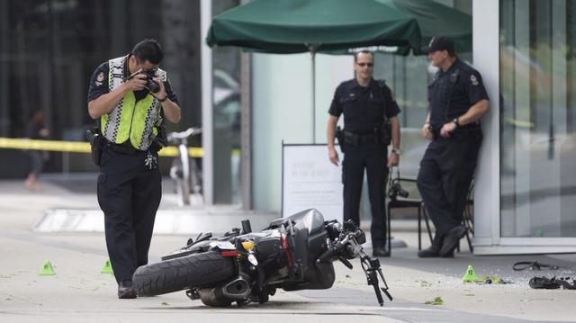 La escena de la tragedia en Canadá. (Fotos: Agencia AP)