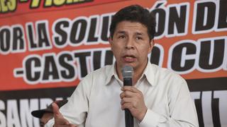 Pedro Castillo: “Ratifico que hemos llegado a dirigir los destinos del país sin robar un centavo al Perú”