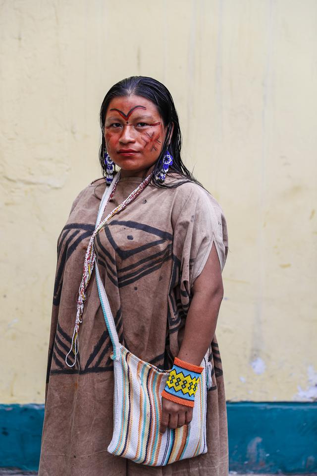 Diana Ríos es hija del líder ashéninka Jorge Ríos, asesinado en el 2014 en la comunidad Alto Tamaya-Saweto (Foto: El Comercio/Hugo Pérez)