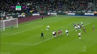 Liverpool vs. West Ham: Mohamed Salah convirtió el 1-0 desde el punto penal | VIDEO