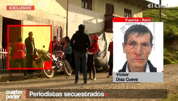 El secuestro ocurrió en el centro poblado La Palma, en el distrito de Chadín, provincia de Chota (Cajamarca). (Foto: captura de video América TV)