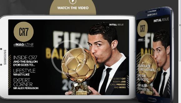 Cristiano Ronaldo lanzó una revista donde se habla... de él