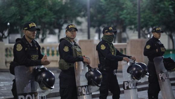 Policías están alertas para brindar seguridad durante las actividades por Fiestas Patrias | Foto: El Comercio / Referencial