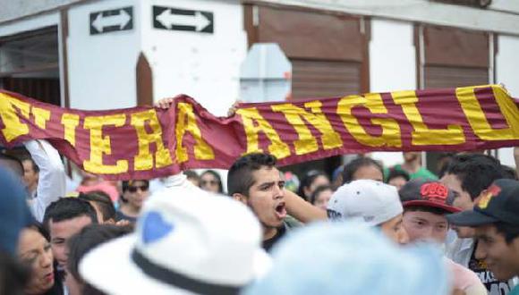Miner&iacute;a. Pobladores de la ciudad colombiana de Cajamarca protestan contra la miner&iacute;a.